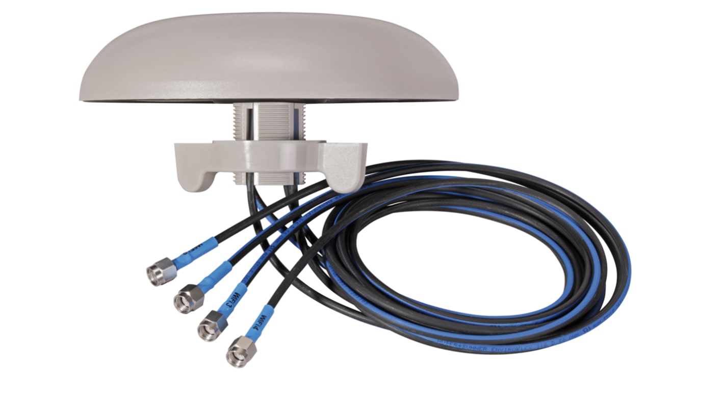 Huber+Suhner 1399.59.0005 Dome WiFi Antenna with SMA Connector, 4G (LTE), WiFi (Dual Band)