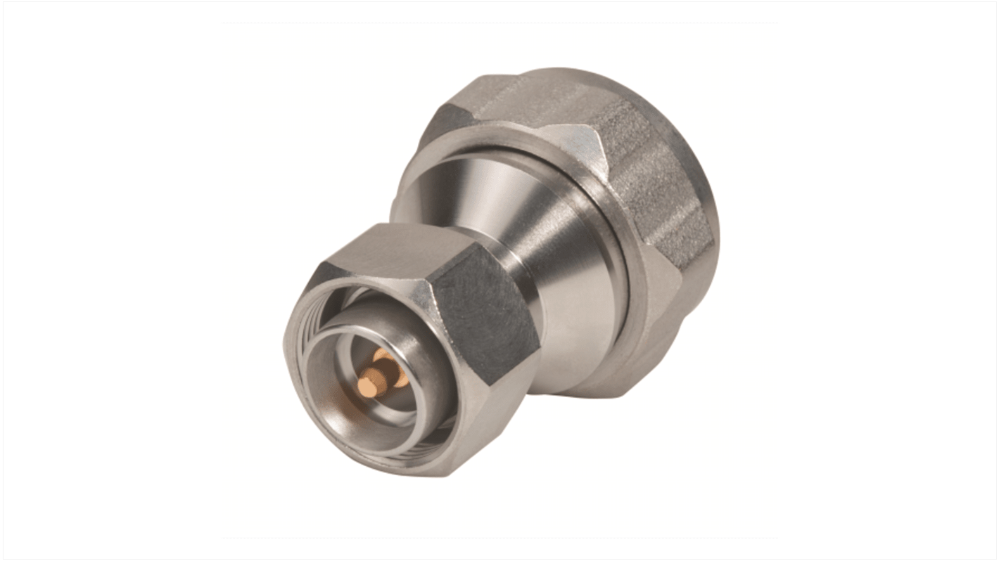 Adattatore coassiale Huber+Suhner, da 4.3-10 Maschio a 7/16 Maschio, 50Ω