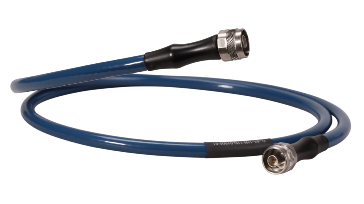 Huber+Suhner TL-8A Series Male N Type to Male N Type, 3m, Terminated50 Ω