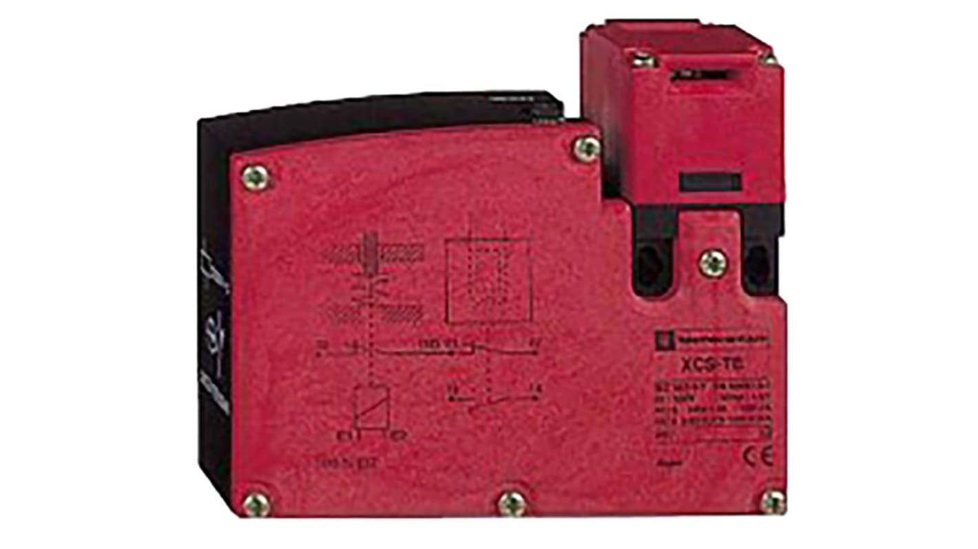 Telemecanique Sensors XCS-TE Series Solenoid Interlock Switch, Power to Unlock, 24V ac/dc, Actuator Included