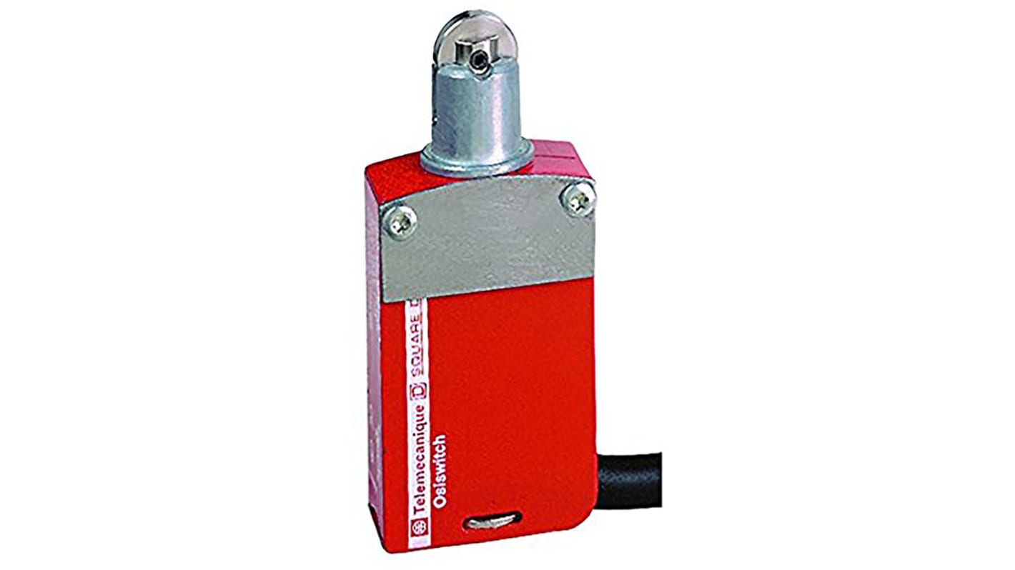 Interruttore di fine corsa di sicurezza Telemecanique Sensors, Tasto a rotella, 2NA, 2NC, IP66, IP67, IP68