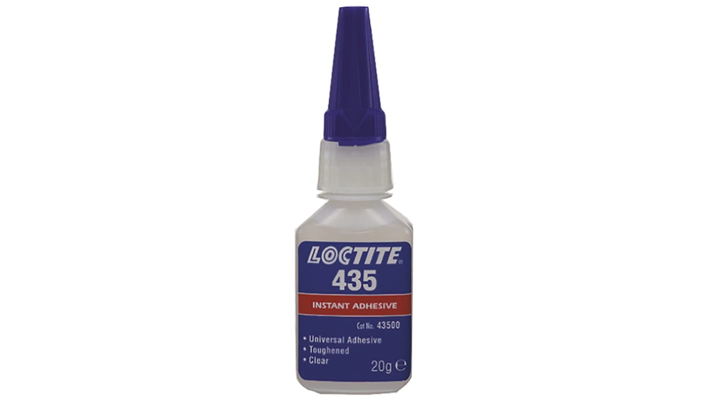 Super Glue Loctite Loctite 435, Liquide, Colle extra-forte, Transparent, 20 g