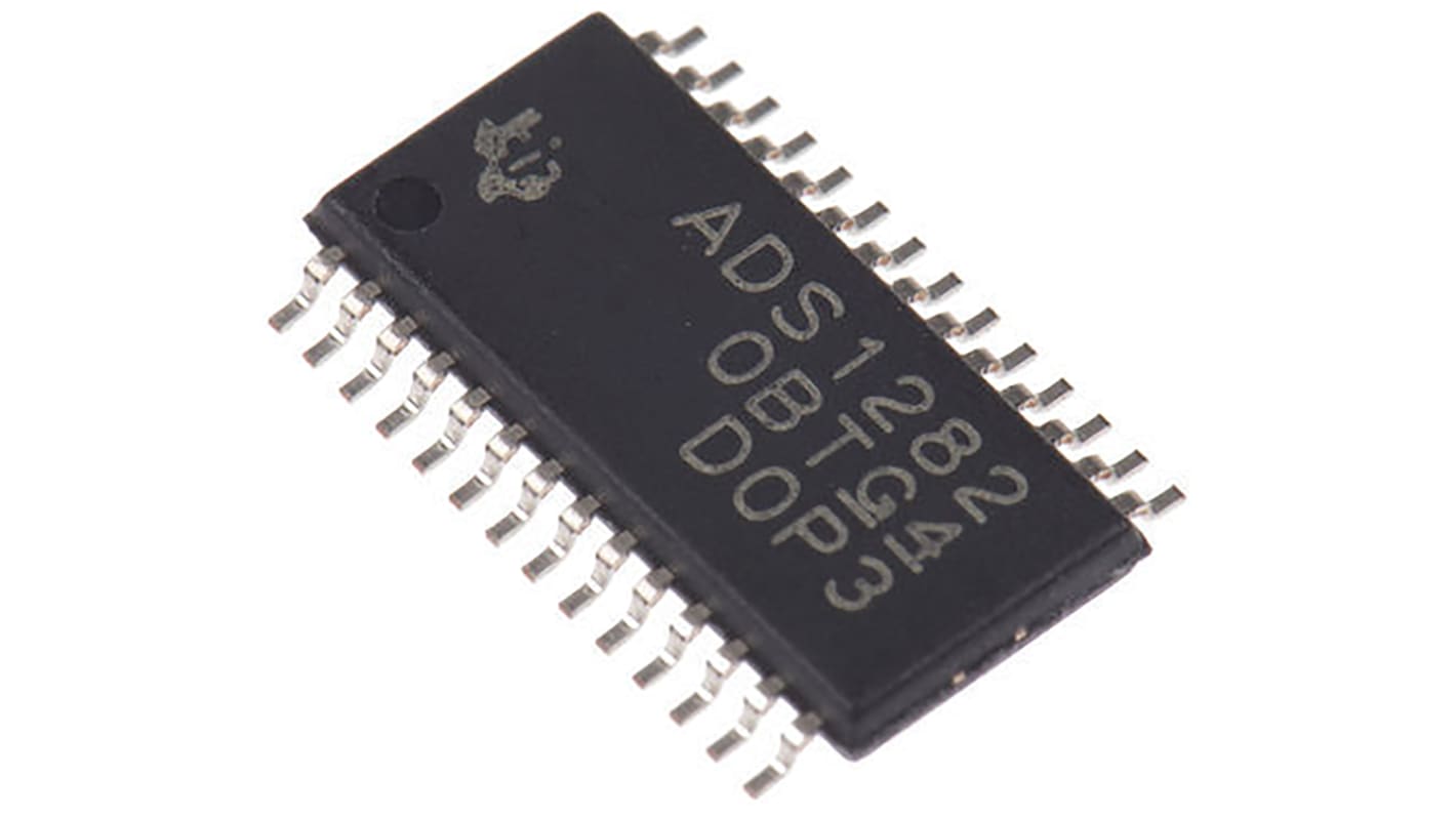 Texas Instruments Sigma Delta ADC模数转换器, 32 位, 10个ADC, 38400sps, 差分输入, 28针, 串行 （SPI）接口