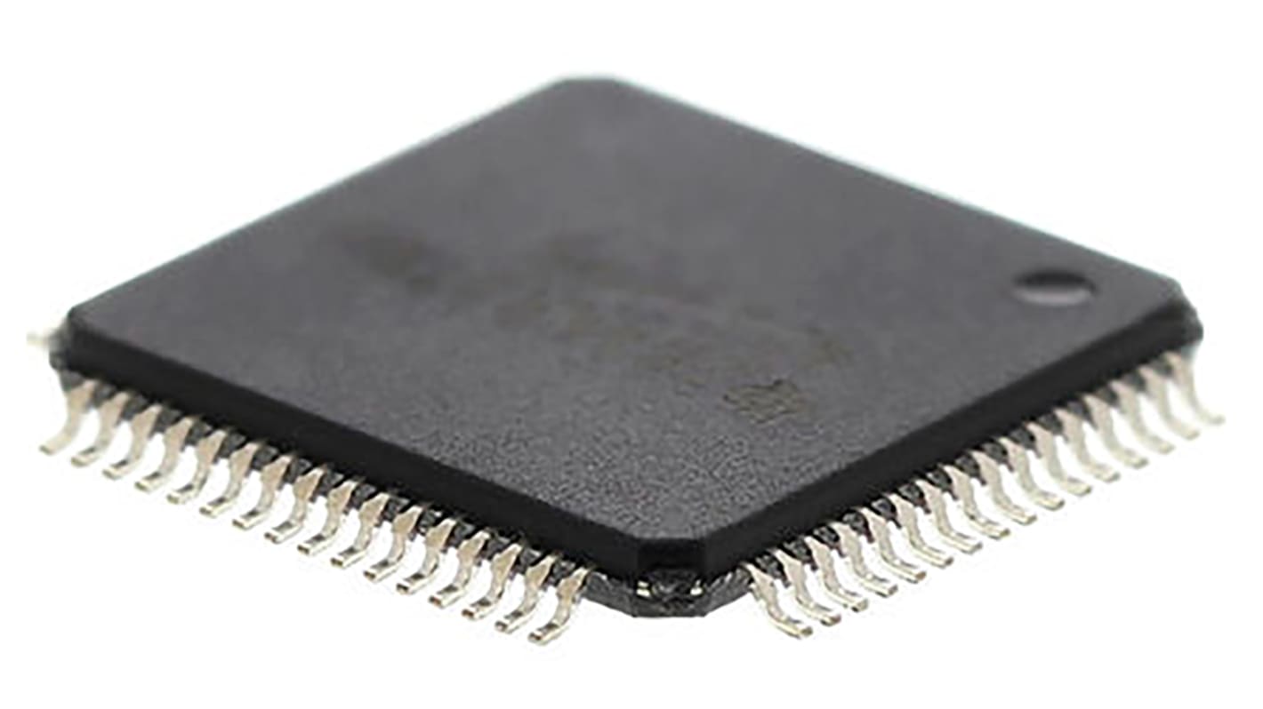 ADC 24 bity 64ksps A/C: 8 TQFP Delta Sigma Szeregowy (SPI) 1,8 V, 5 V