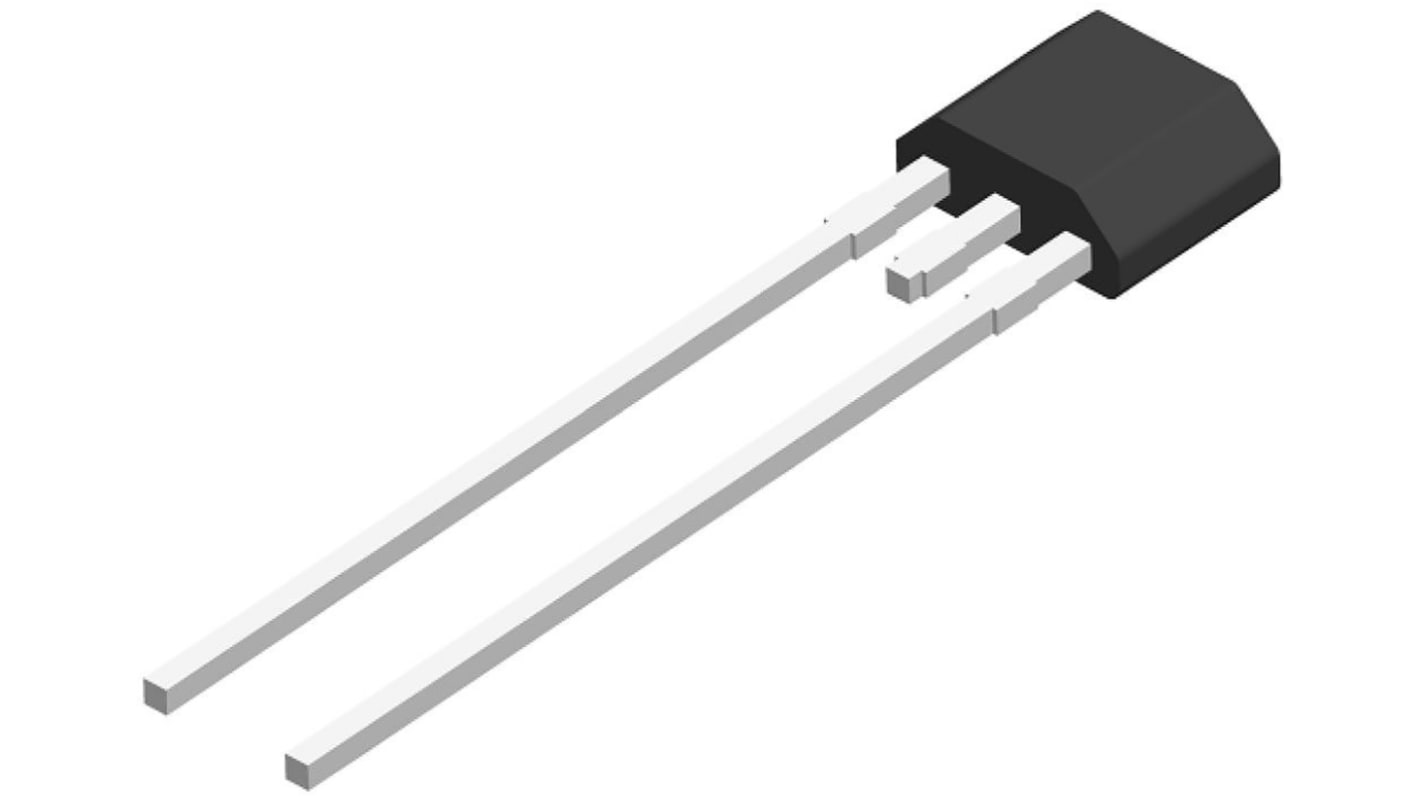 Texas Instruments LMT01 Series Digital Temperature Sensor, Digital Output, Surface Mount, 1-Wire, ±0.7°C, 2 Pins