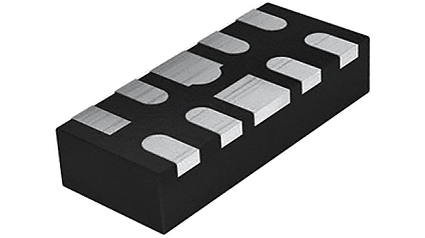 Texas Instruments TPD4E02B04DQAR, Quad-Element Bi-Directional ESD Protection Array, 17W, 10-Pin USON