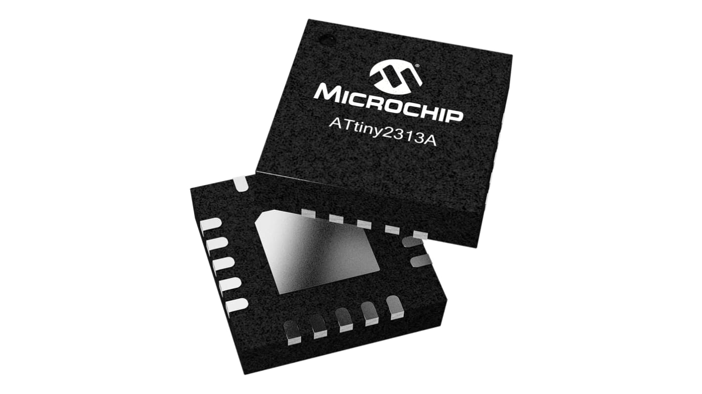 Microchip ATTINY2313V-10SU, 8bit AVR Microcontroller, ATtiny2313, 10MHz, 2 kB Flash, 20-Pin SOIC