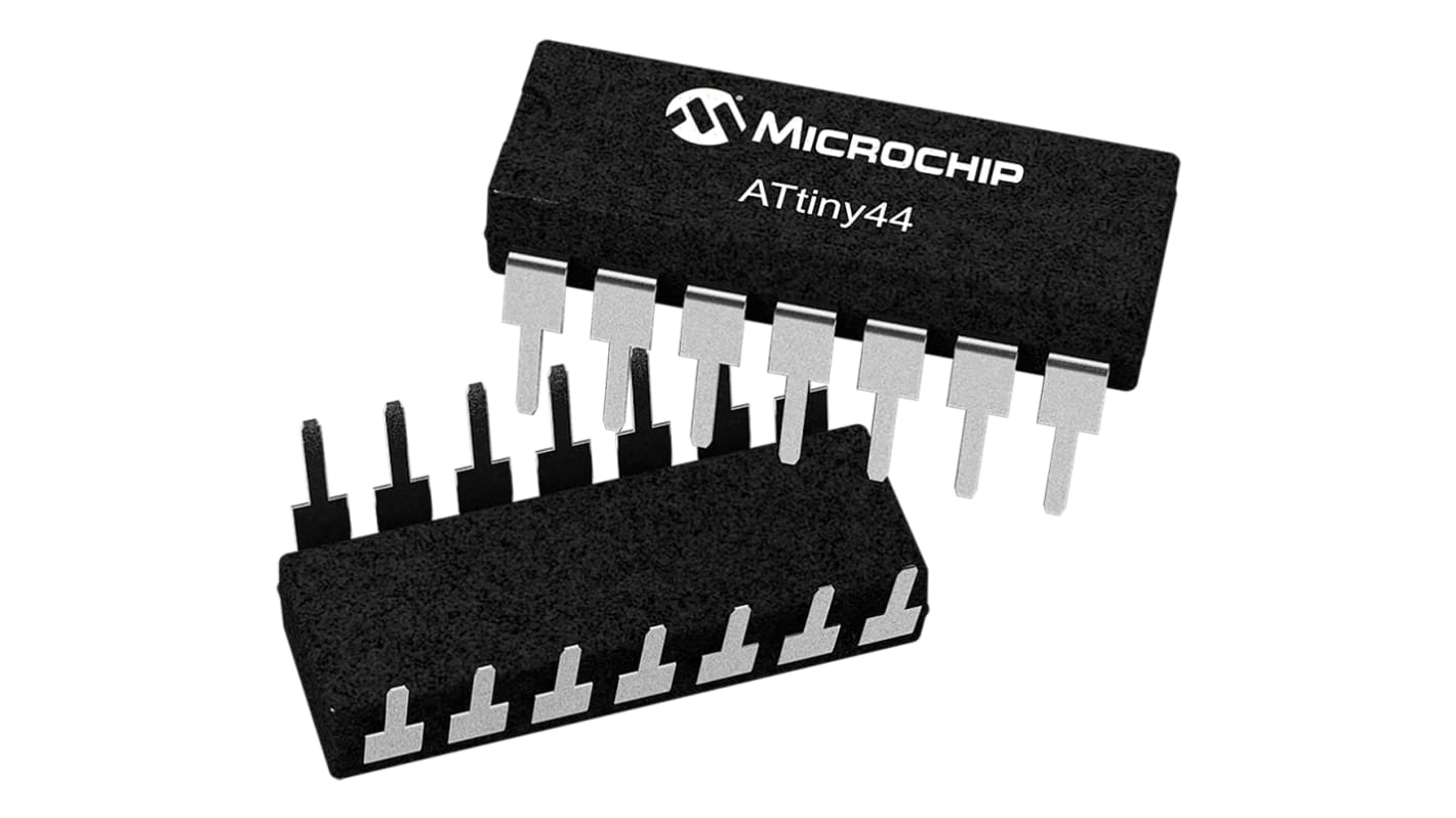 Microchip ATtiny マイコン, 16MHz, 4 kB, フラッシュ, 14-Pin SOIC