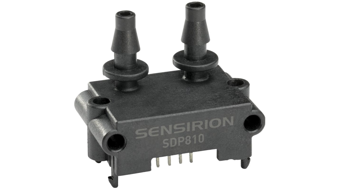 Sensirion Differential Pressure Sensor, +125Pa Operating Max, PCB Mount, 4-Pin, 1bar Overload Max