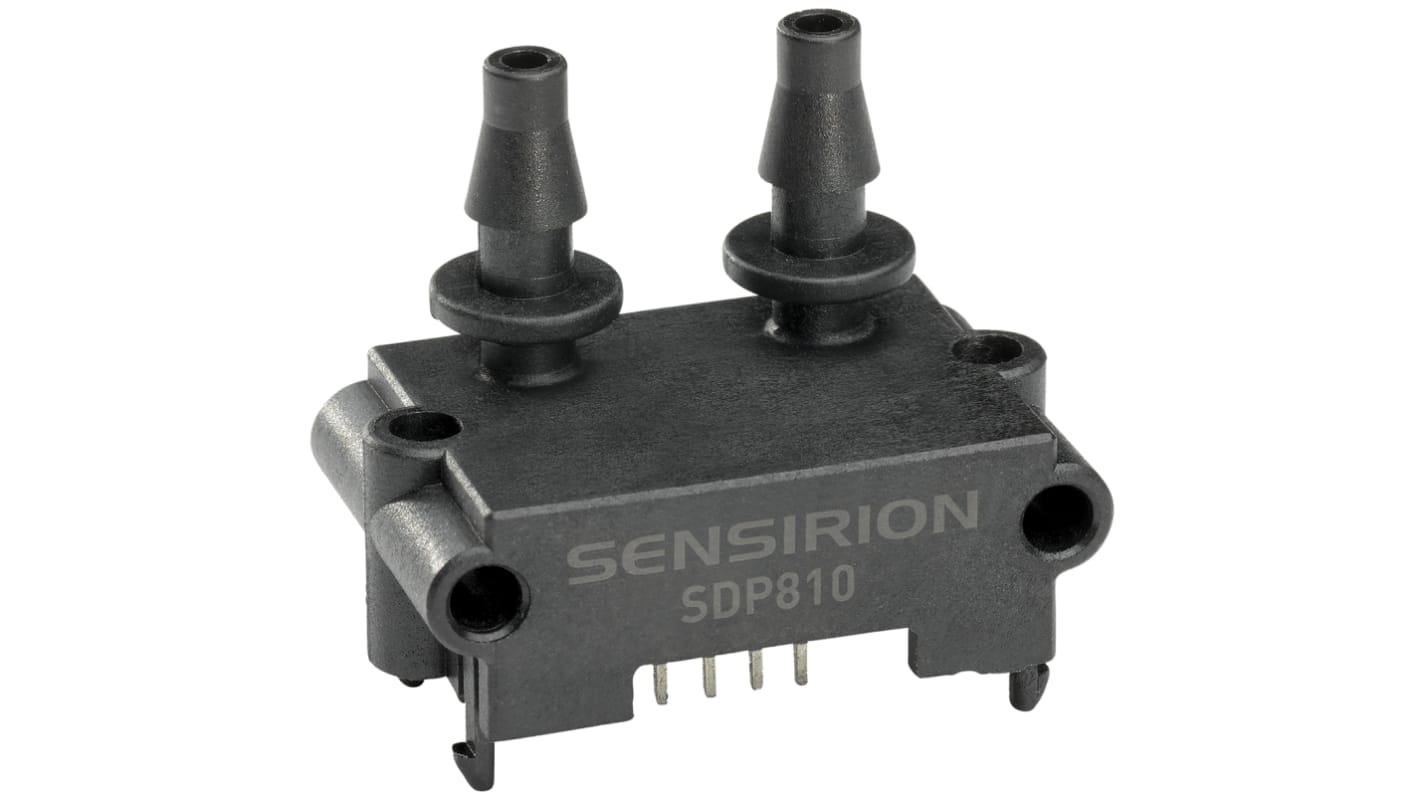 Sensirion 压差传感器芯片, PCB安装, 4针, 最大过载1bar, 最大工作+500Pa, 最高+85 °C
