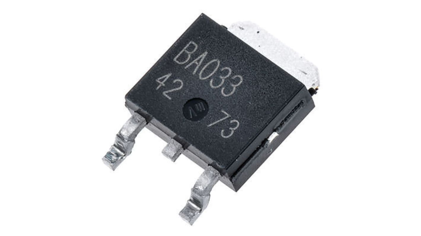 ROHM RSD046P05 RSD046P05TL P-Kanal, SMD MOSFET 45 V / 4,5 A 15 W, 3 + Tab-Pin SOT-428