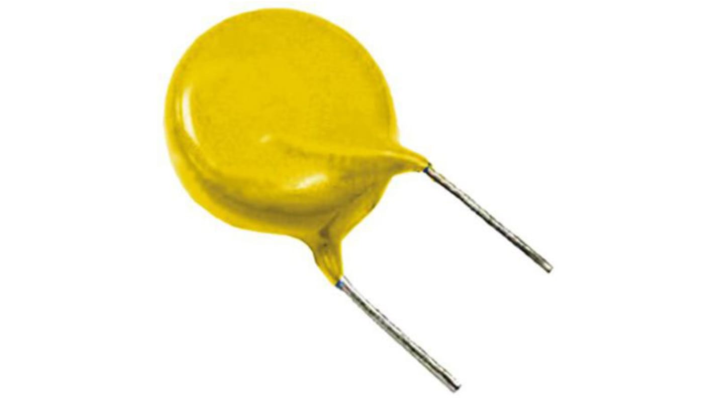 Vishay Single Layer Ceramic Capacitor (SLCC) 3.3nF 300V ac ±20% Y5V Dielectric, VY1, Through Hole +125°C Max Op. Temp.