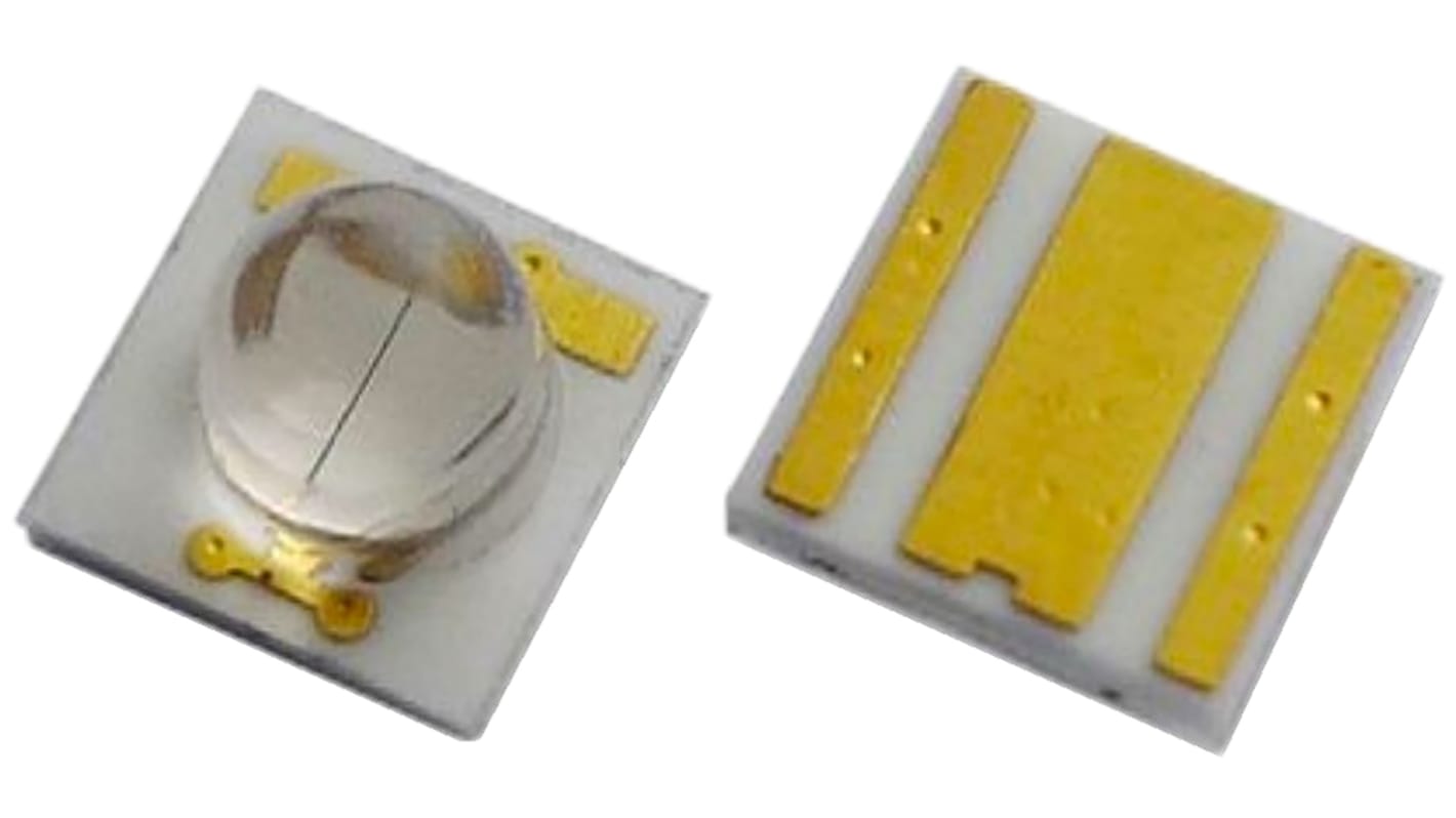 VLMU3500-405-060 Vishay, VLMU3500 Series UV LED, 410nm 1250mW 60 °, 3-Pin Surface Mount package