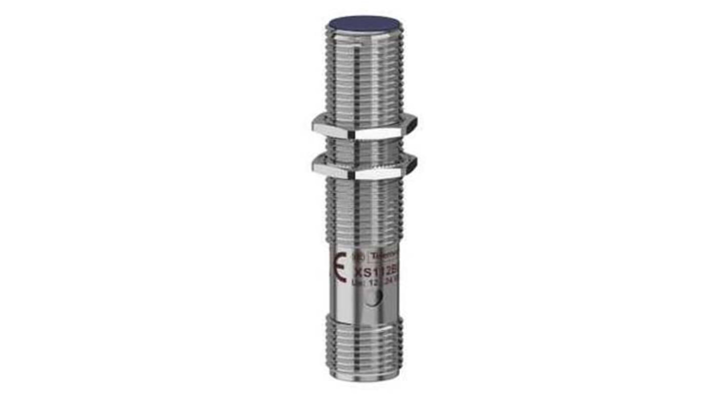 Sensore di prossimità Cilindro filettato Telemecanique Sensors, M12, rilevamento 2 mm, 12 → 24 V c.c.