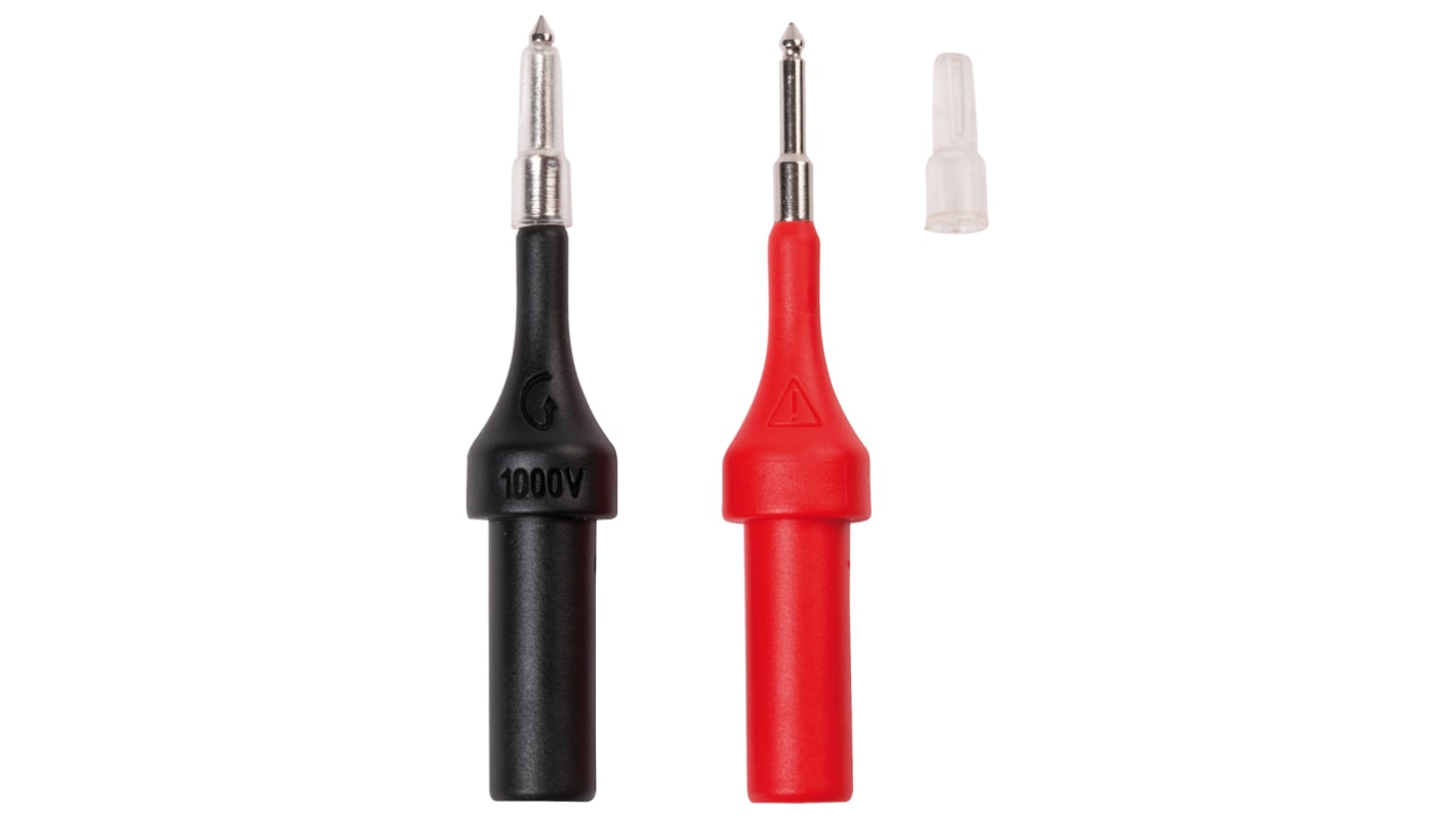 Chauvin Arnoux P01102153Z 2 mm Dia Test Probe Set, For Use With CA 755 Digital Testers, CA 757 Digital Testers