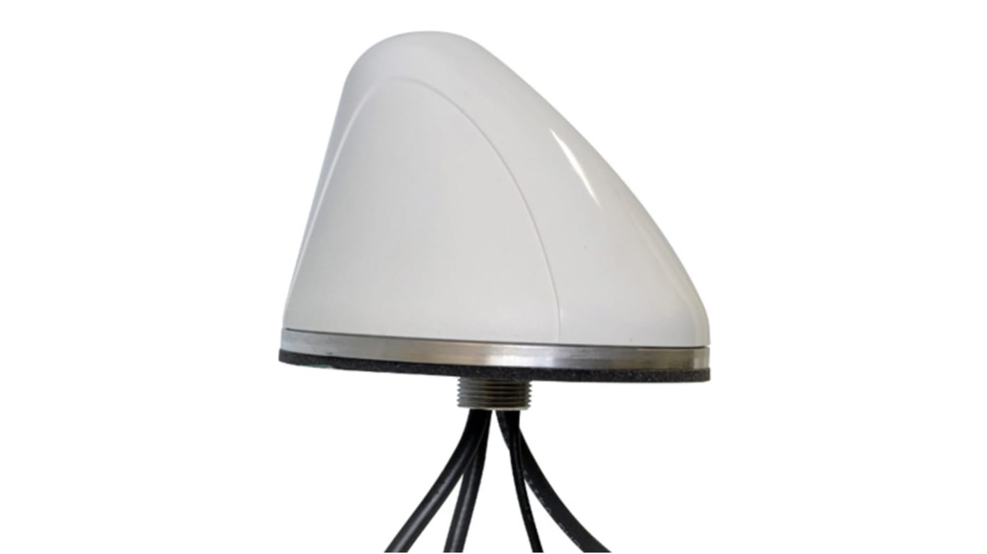 Omnidirezionale Antenna multibanda Mobilemark SMW-414-3C3C3C2C-WHT-180 Foro passante/bullonato Cupola 5dBi 2G
