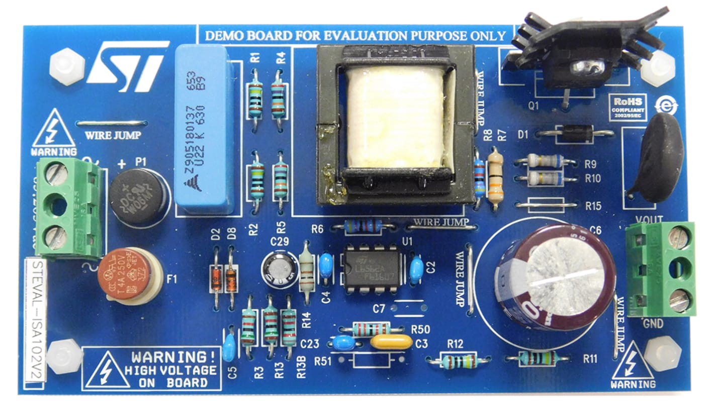 STマイクロ,  評価ボード, 評価ボード, PFCコントローラ, PFCコントローラ 用, STEVAL-ISA102V2