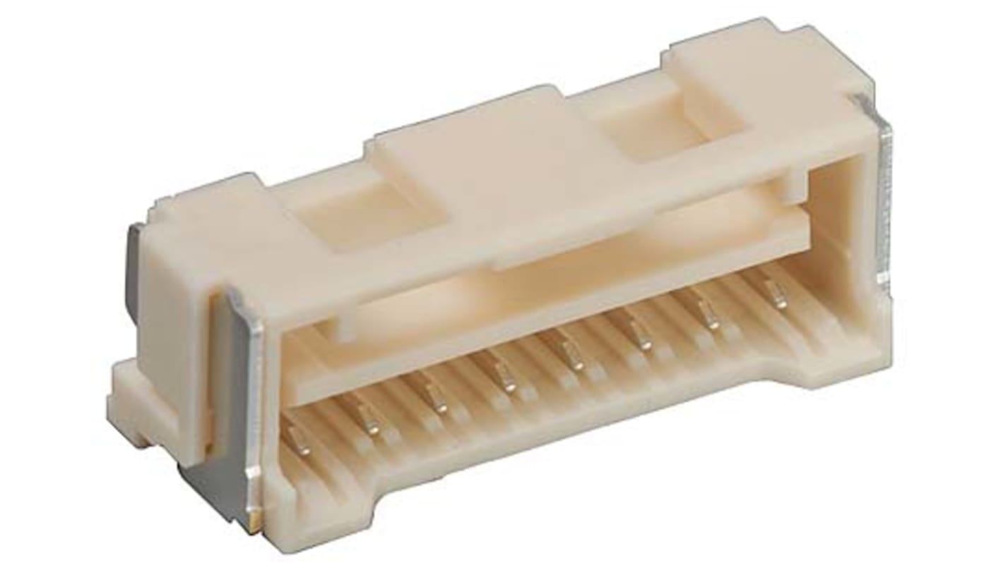 Gniazdo PCB 3 -pinowe raster: 2mm typu płytka – płytka Kąt Proste SMD