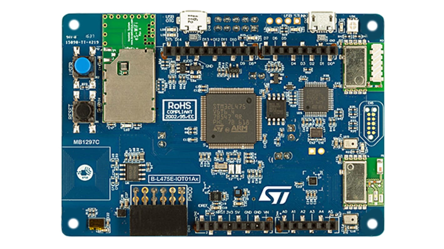 STMicroelectronics Discovery Node A2 STM32L475VG Bluetooth Smart (BLE), Near Field Communication (NFC), RF Transceiver,