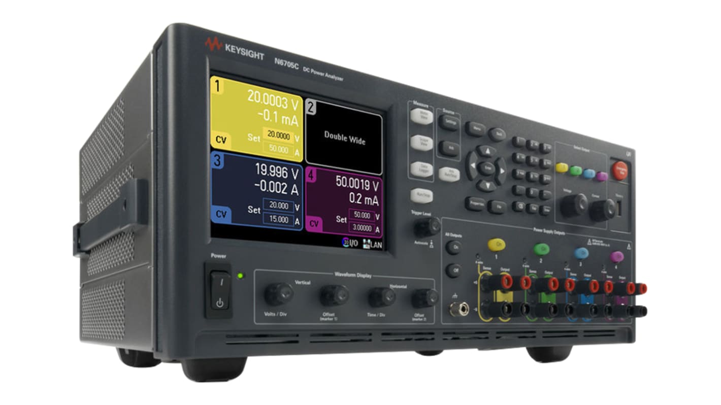 Keysight Technologies N6715C Power Quality Analyser, 50A Max, 240V ac Max