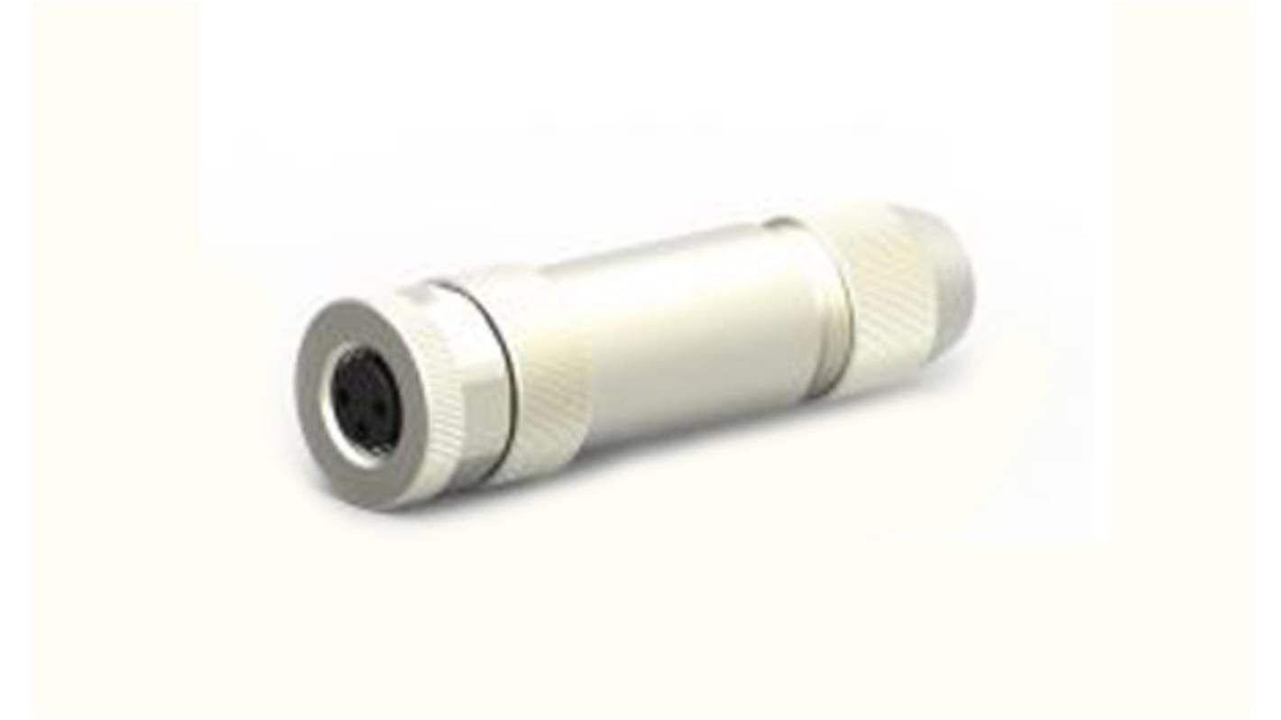 TE Connectivity Circular Connector, 3 Contacts, Cable Mount, M8 Connector, Plug, Female, IP67