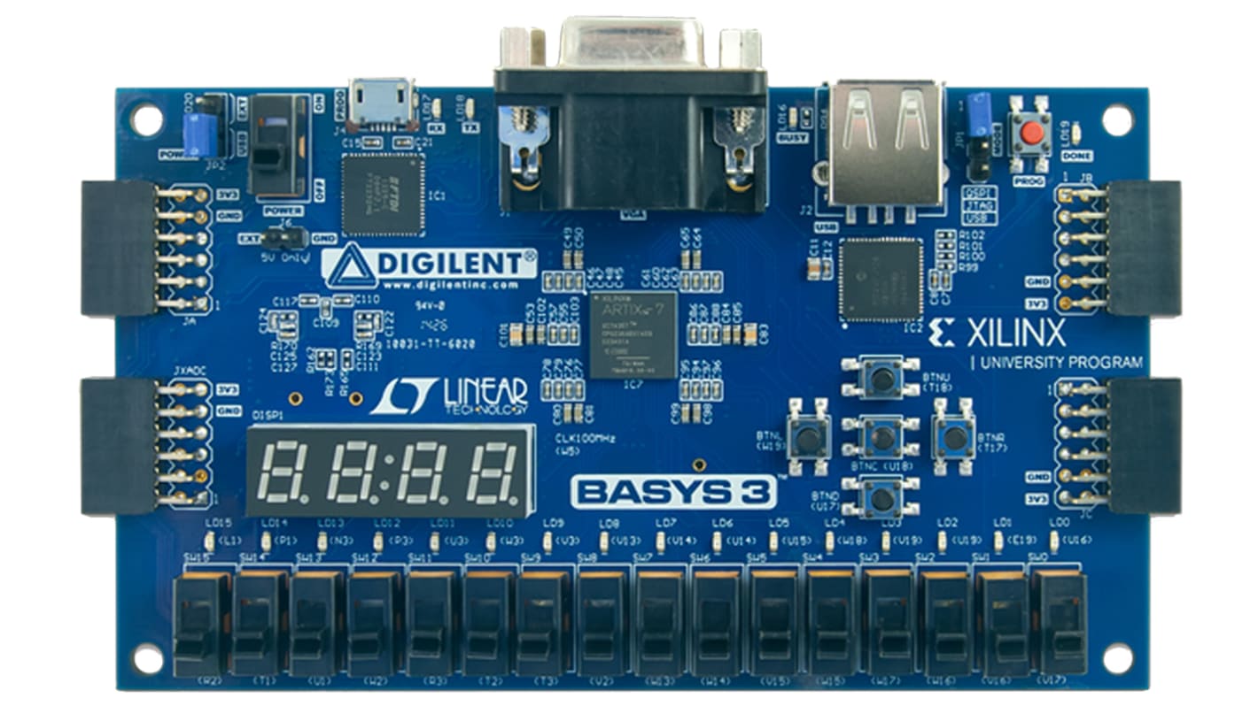 Digilent Basys Artix-7 FPGA开发板