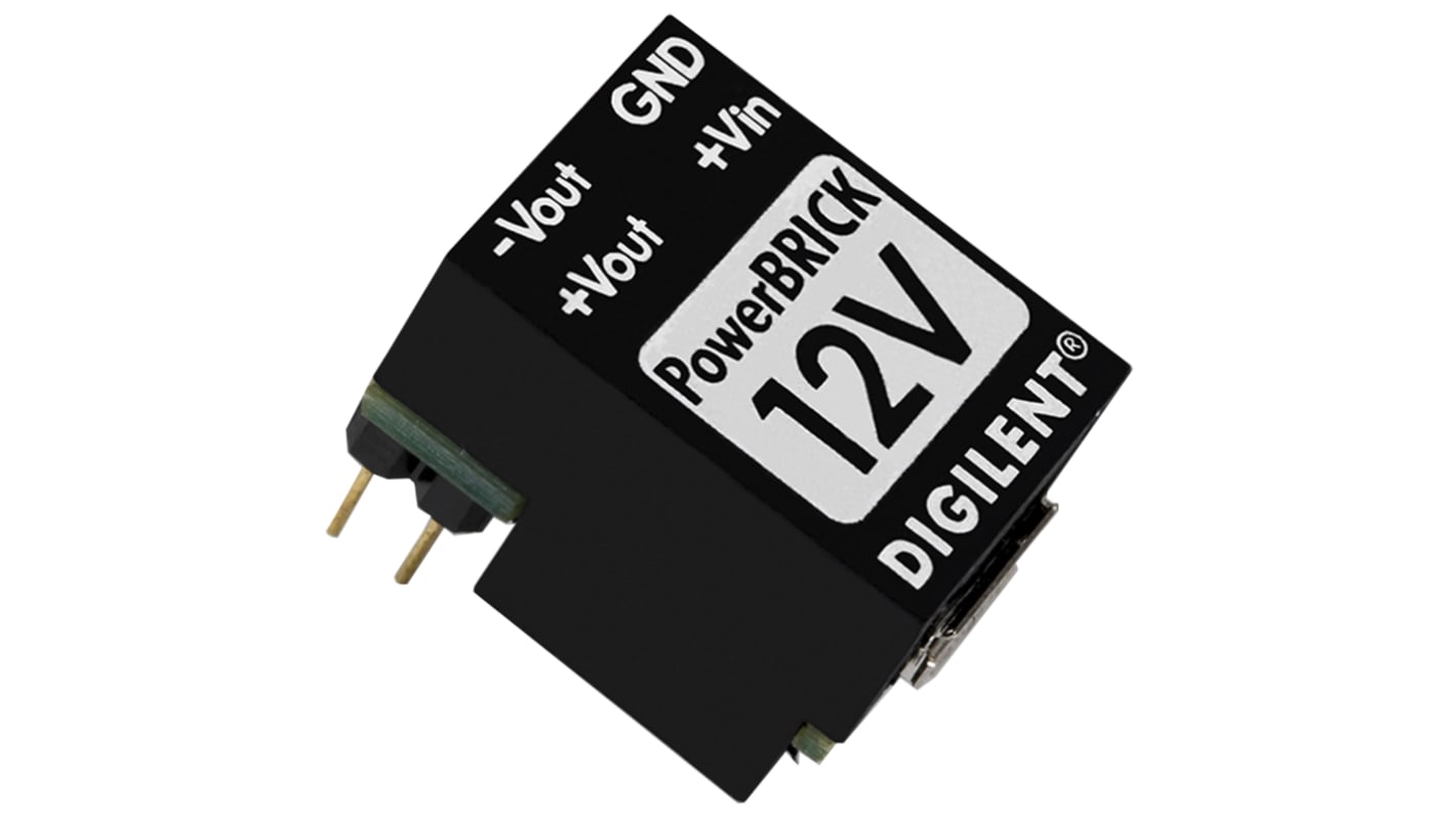 Digilent DC-DC átalakító, KI: ±12V dc, 100mA / 2.2W, BE: 4,5 → 5,5 V DC