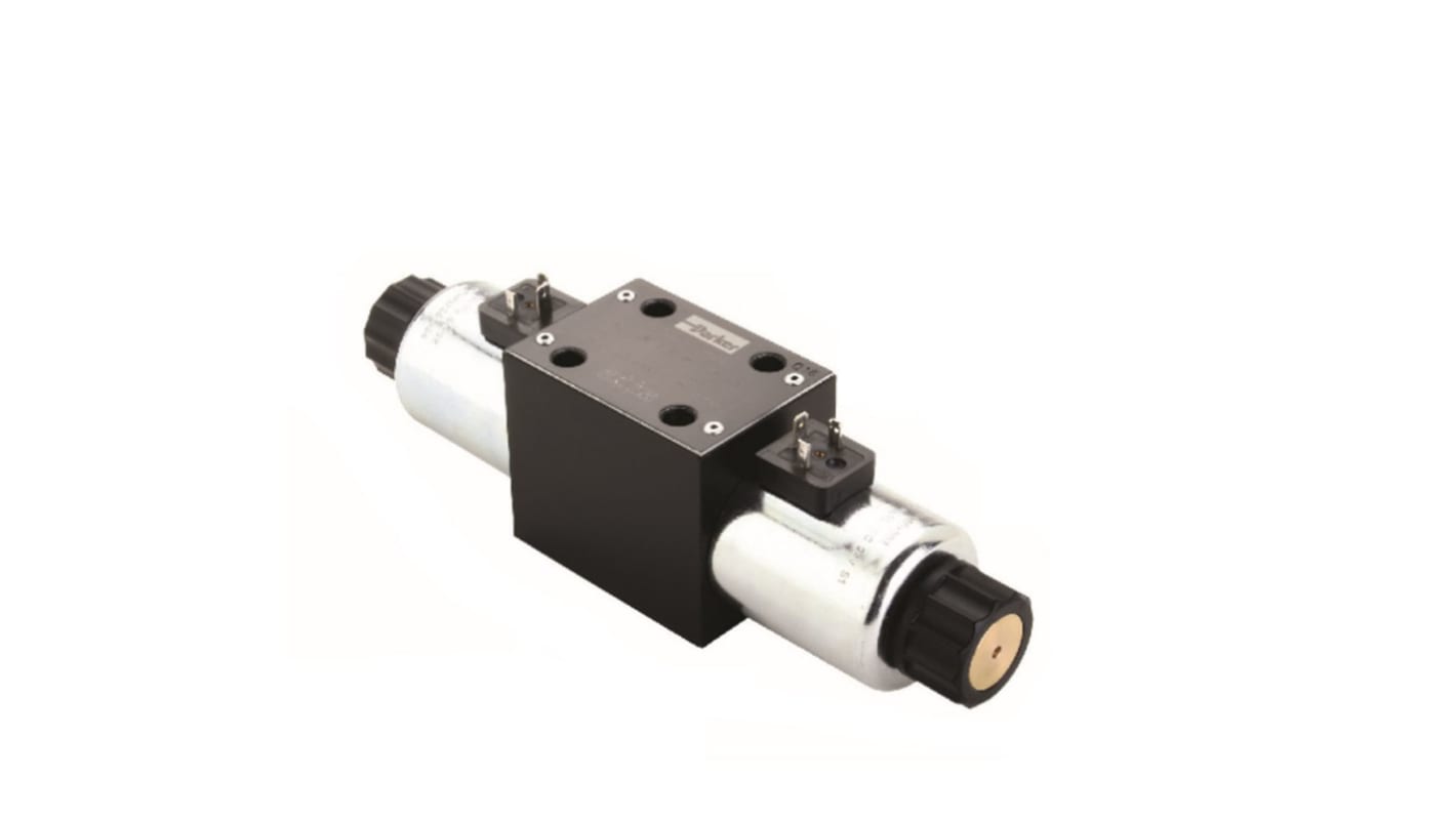 Parker, D1VW001CNJW Solenoid Actuated Directional Control Valve, CETOP 3, C, 24V dc