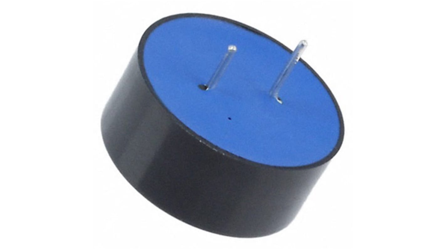 TDK 80dB PCB Mount High Internal Magnetic Buzzer Component, 16 (Dia.) x 7mm, 3V ac Min, 9V ac Max