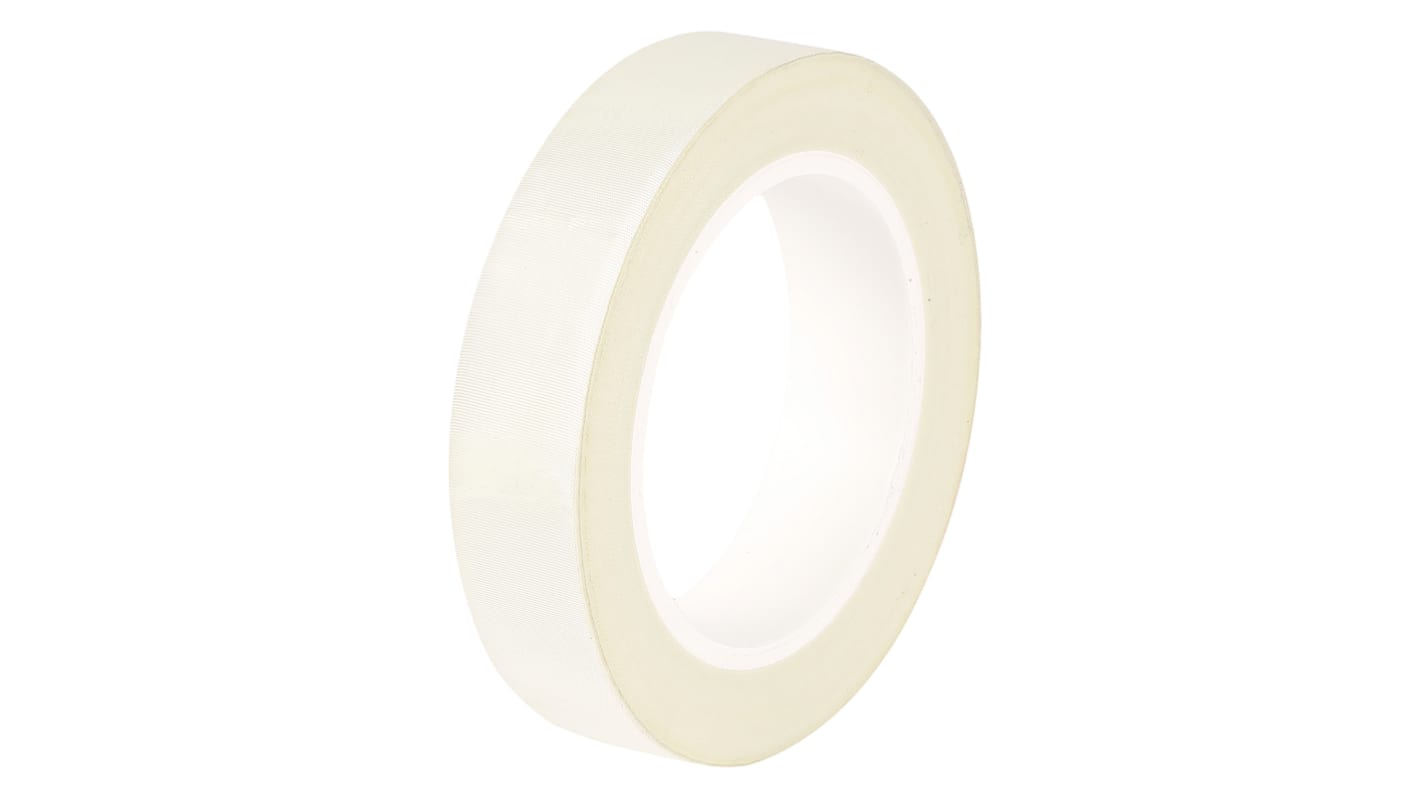 RS PRO Glasfaser-Filament Isolierband Weiß, Stärke 0.18mm x 25mm x 33m, 0°C bis +180°C