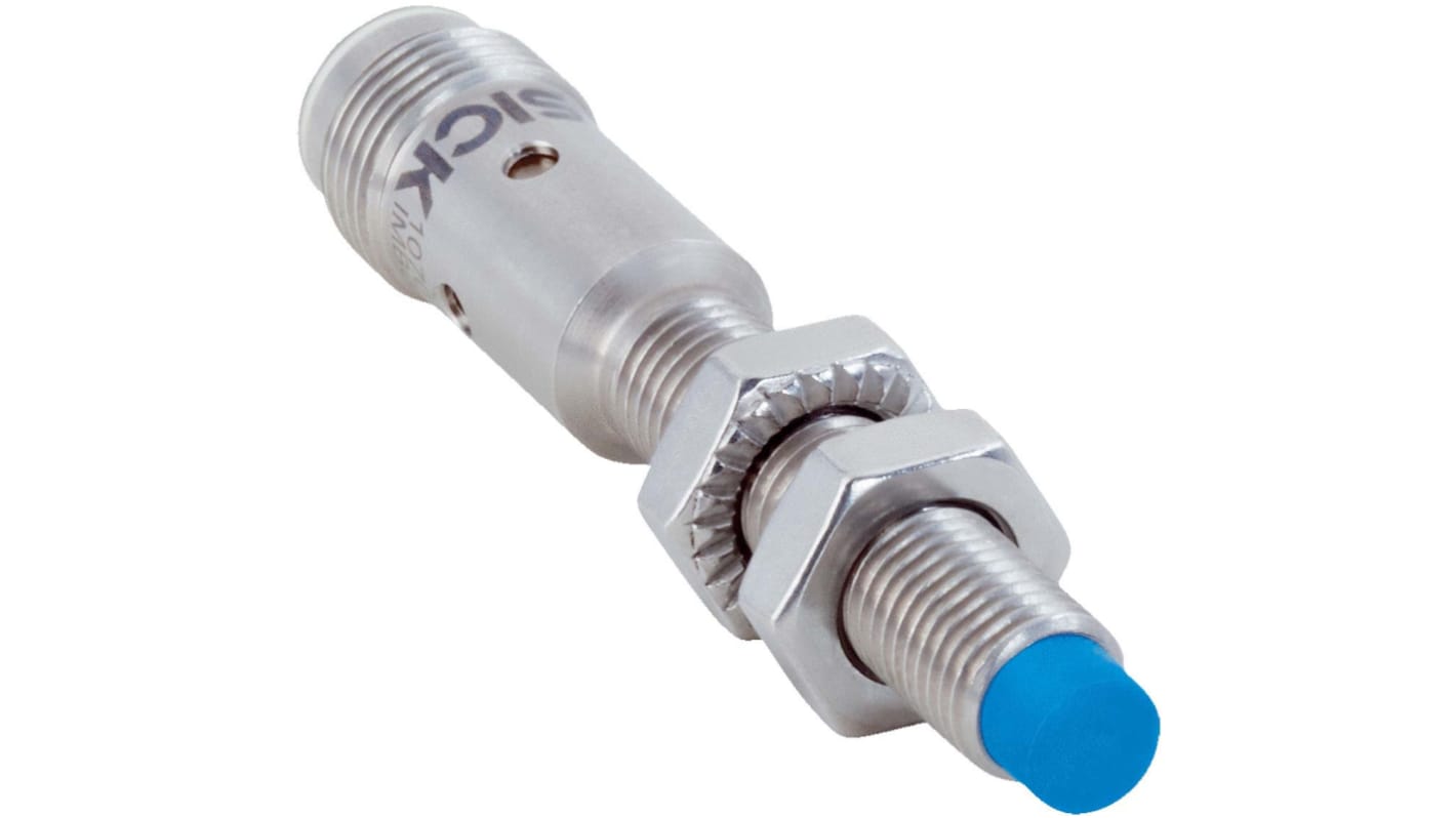 Sick Inductive Barrel Proximity Sensor, M8, 4 mm Detection, PNP NO+NC, 10 → 30 V dc