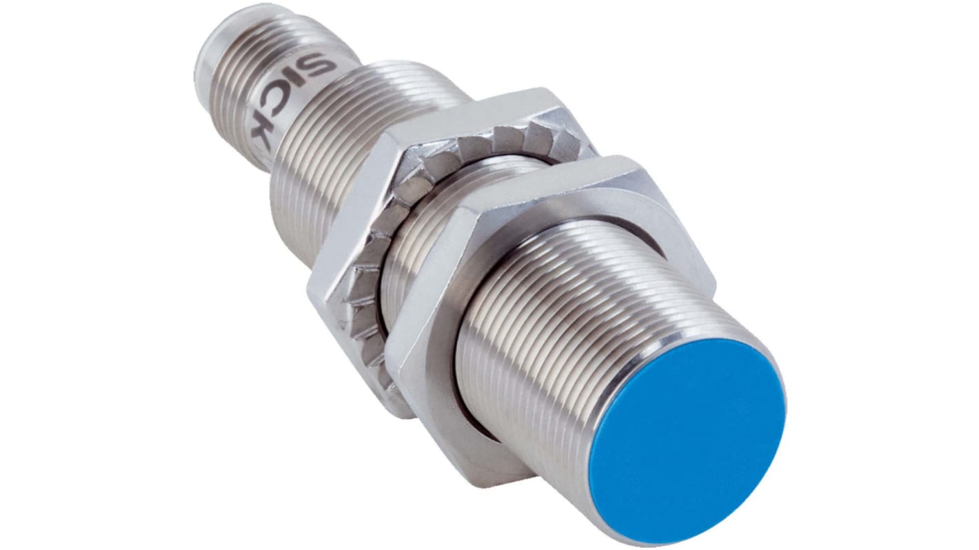 Rs-Online Sensore di prossimità Cilindro filettato SICK M18 rilevamento 8 mm 10 → 30 V c.c