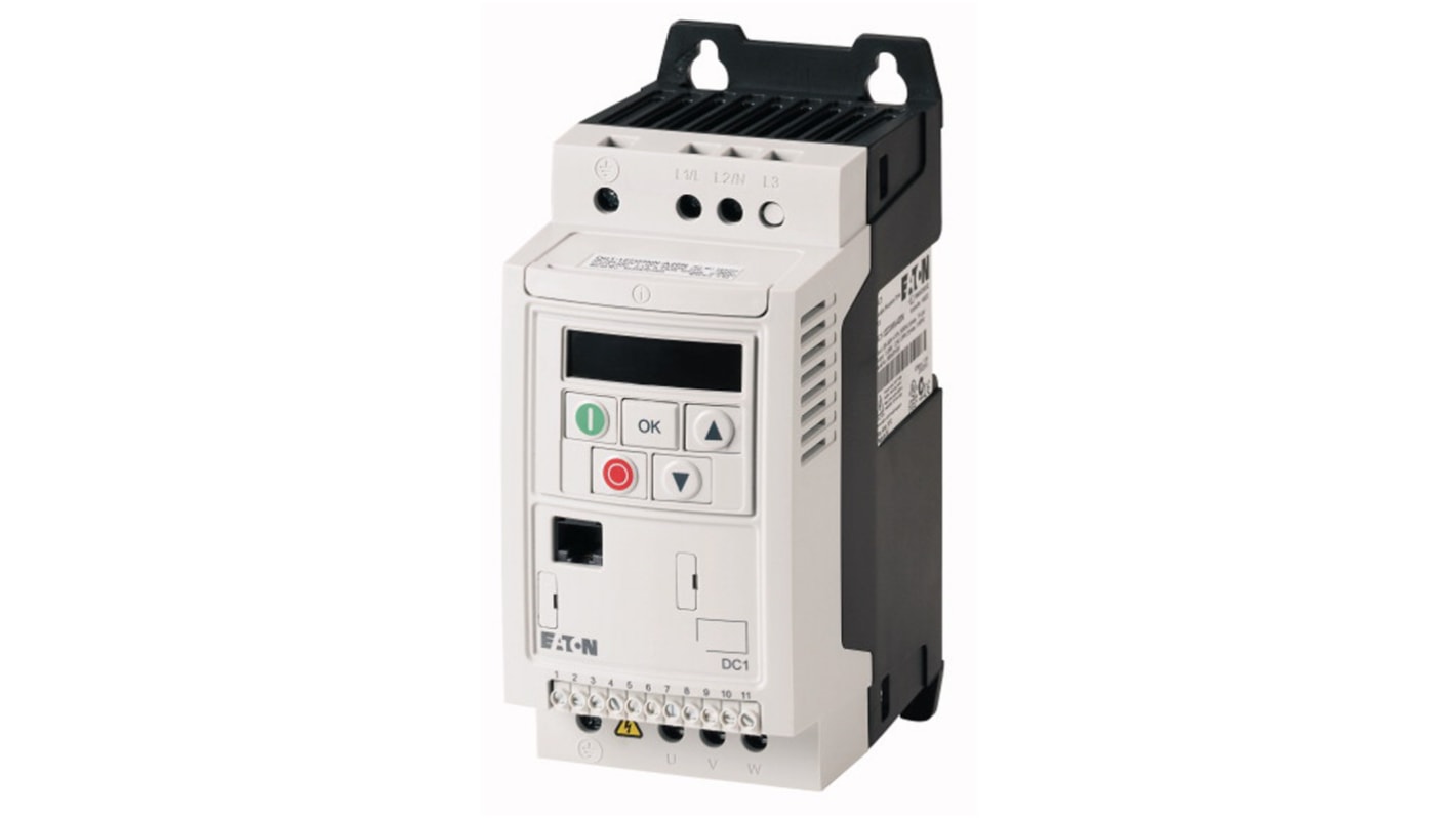 Eaton Inverter Drive, 0.75 kW, 1 Phase, 230 V ac, 7 A