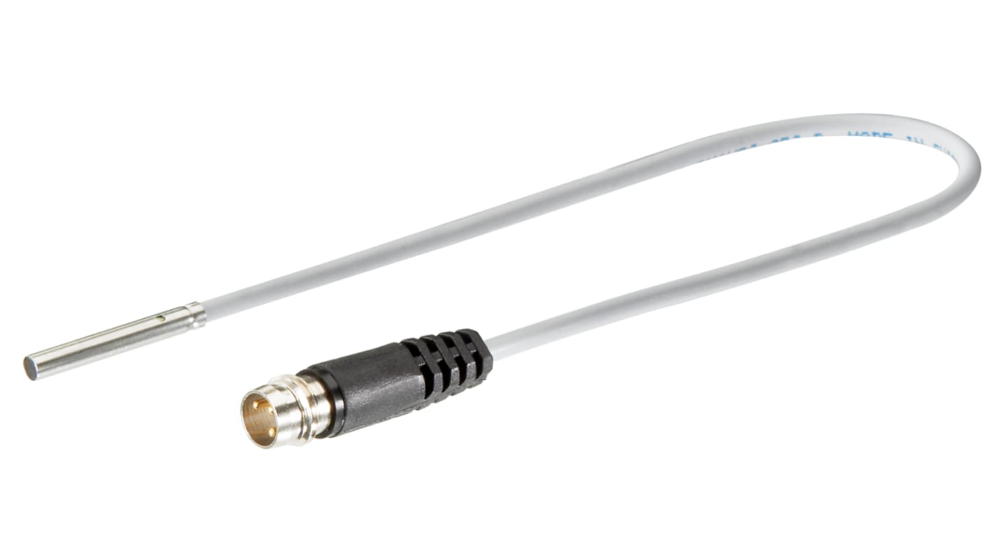 Allen Bradley 871C Series Inductive Barrel-Style Proximity Sensor, M4 x 0.5, 1 mm Detection, PNP Output, 10 → 30