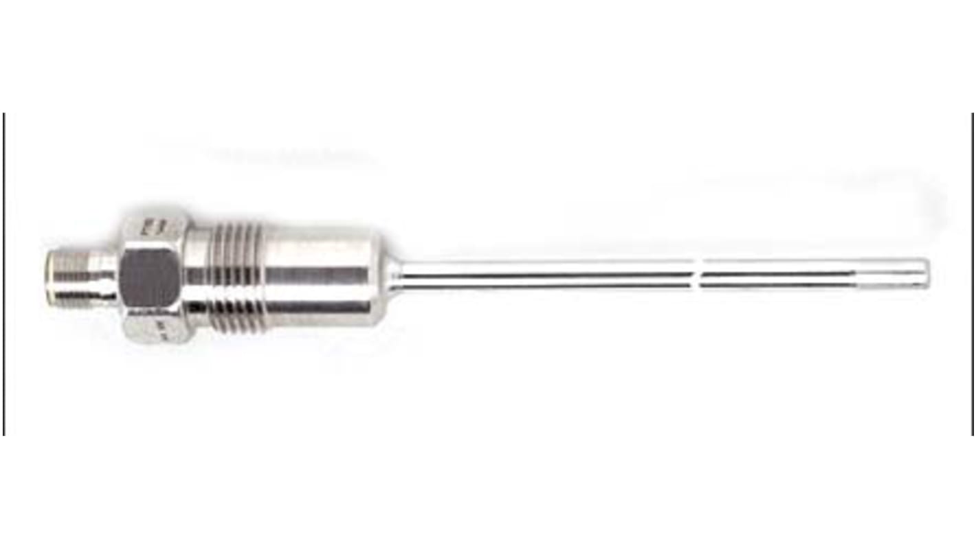 ifm electronic PT100 RTD Sensor, 6mm Dia, 30mm Long, 4 Wire, G1/2, +150°C Max