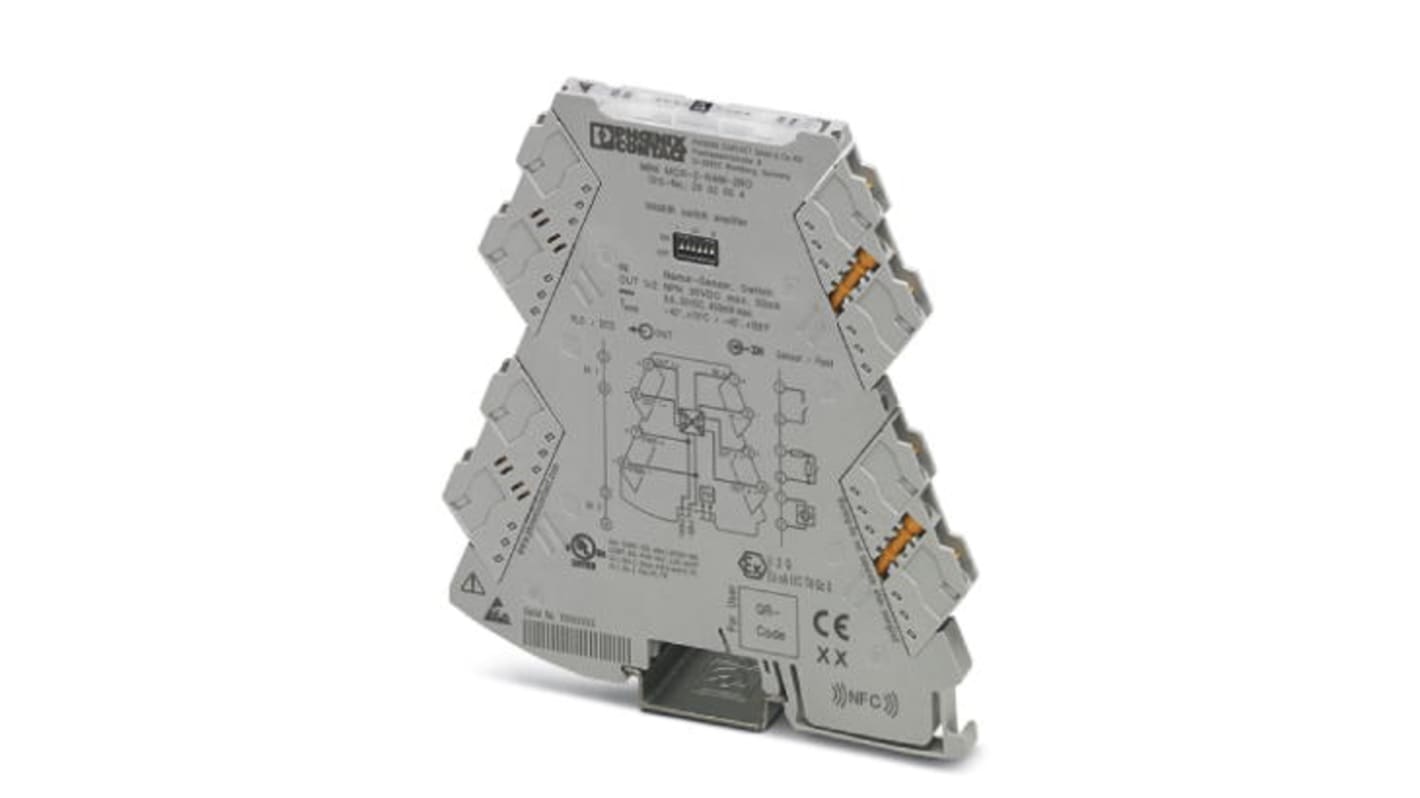 Phoenix Contact MINI MCR Series Signal Conditioner, NAMUR Sensor, Switch Input, Transistor Output, 24V dc Supply, ATEX