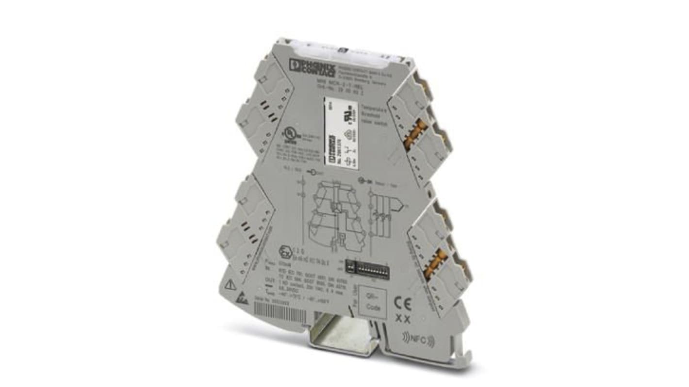 Phoenix Contact MINI MCR Series Signal Conditioner, RTD, Thermocouple Input, Relay Output, 24V dc Supply, ATEX