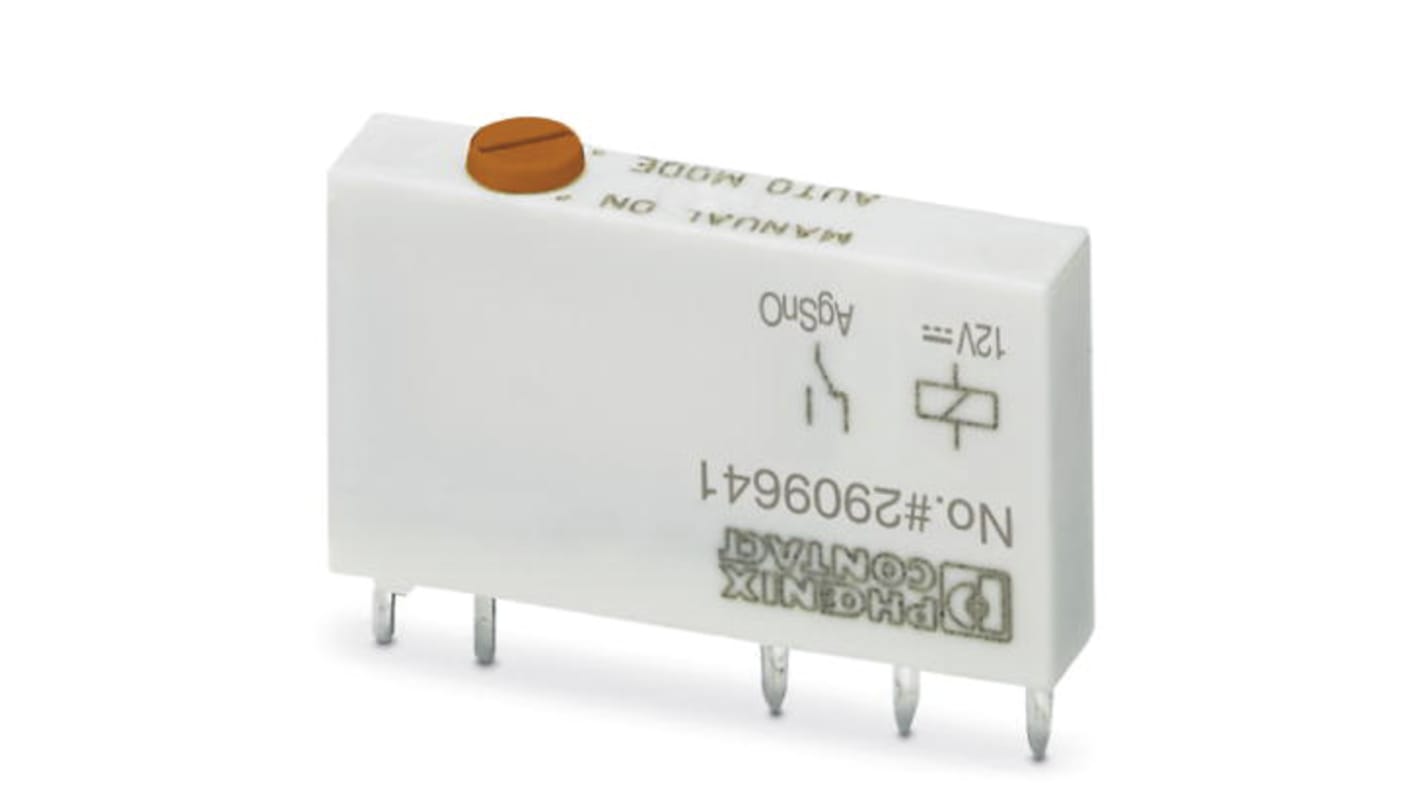 Phoenix Contact PCB Mount Power Relay, 12V dc Coil, SPDT