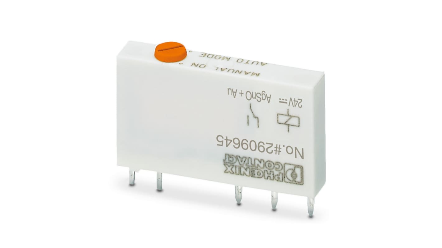 Phoenix Contact PCB Mount Power Relay, 24V dc Coil, SPDT