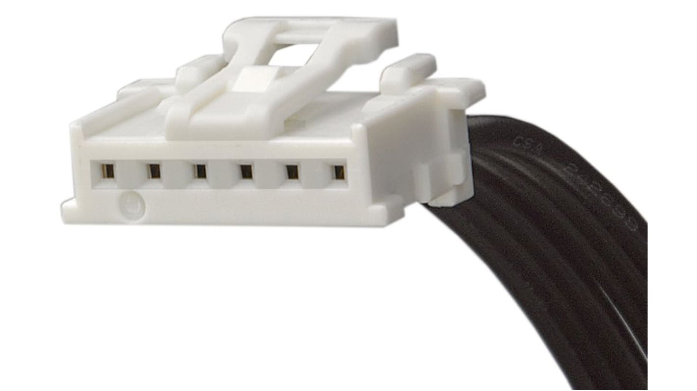 Molex 6 Way Female MicroClasp to 6 Way Female MicroClasp Wire to Board Cable, 600mm