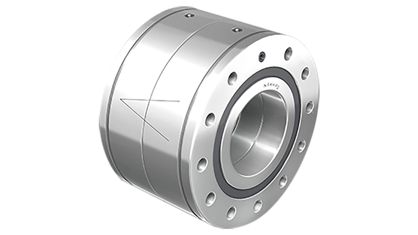 Supporto cuscinetto a sfera Cuscinetto a sfere a contatto angolare a una corona NSK in Acciaio, 2 file, Ø int. 30mm, Ø