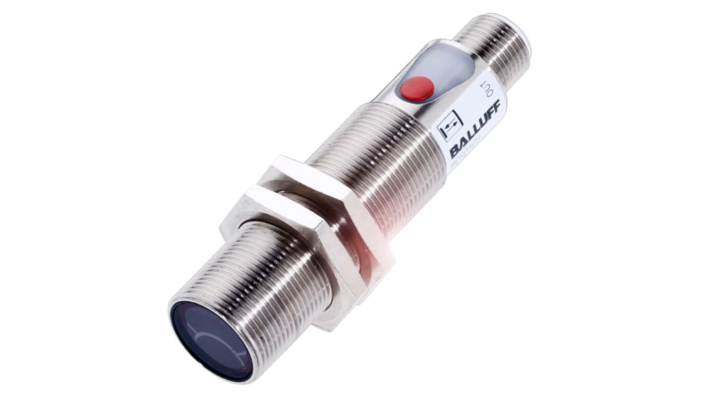 Rs-Online Sensore fotoelettrico Cilindrico BALLUFF a diffusione rilevamento 1 mm → 500 mm uscita PNP