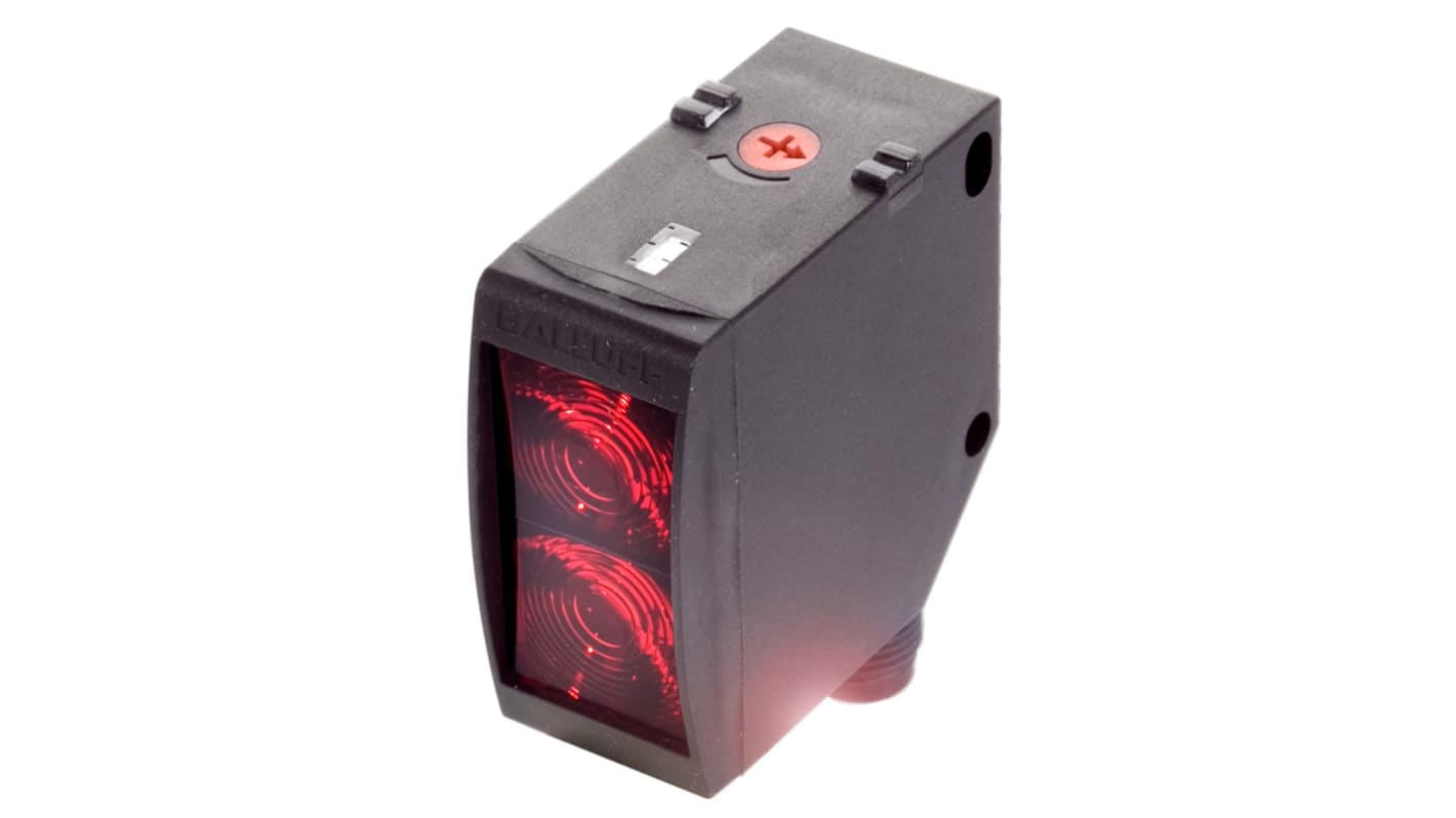 BALLUFF Diffuse Photoelectric Sensor, Block Sensor, Maximum of 1.2 m Detection Range IO-LINK