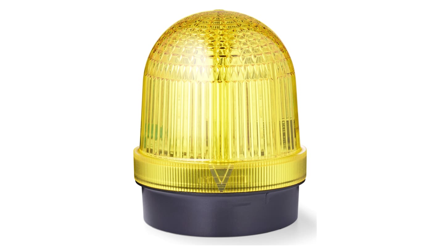 AUER Signal TDFW Series Yellow Strobe Beacon, 150 → 264 V ac, Surface Mount, LED Bulb, IP66