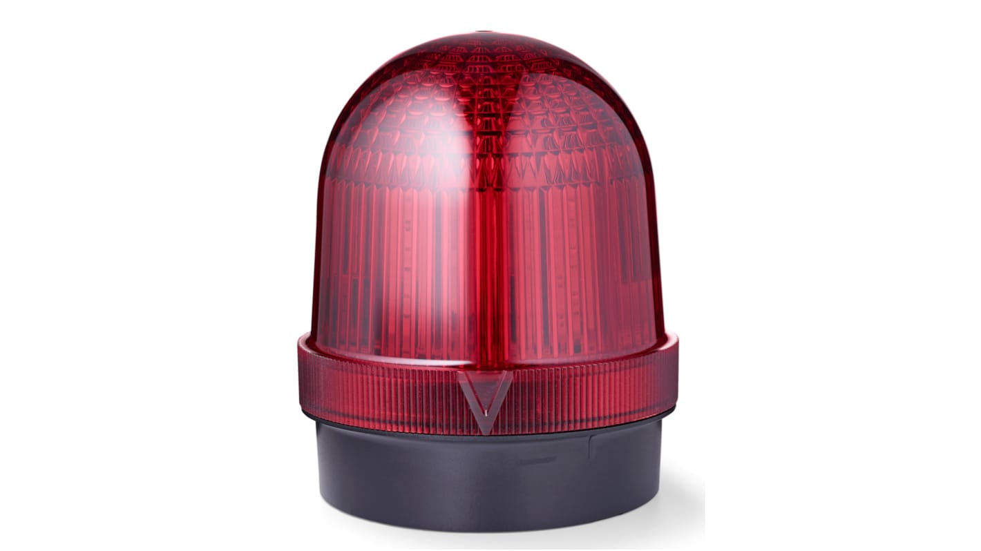AUER Signal UDCW Series Red Multiple Effect Beacon, 24 V ac/dc, Surface Mount, LED Bulb, IP66