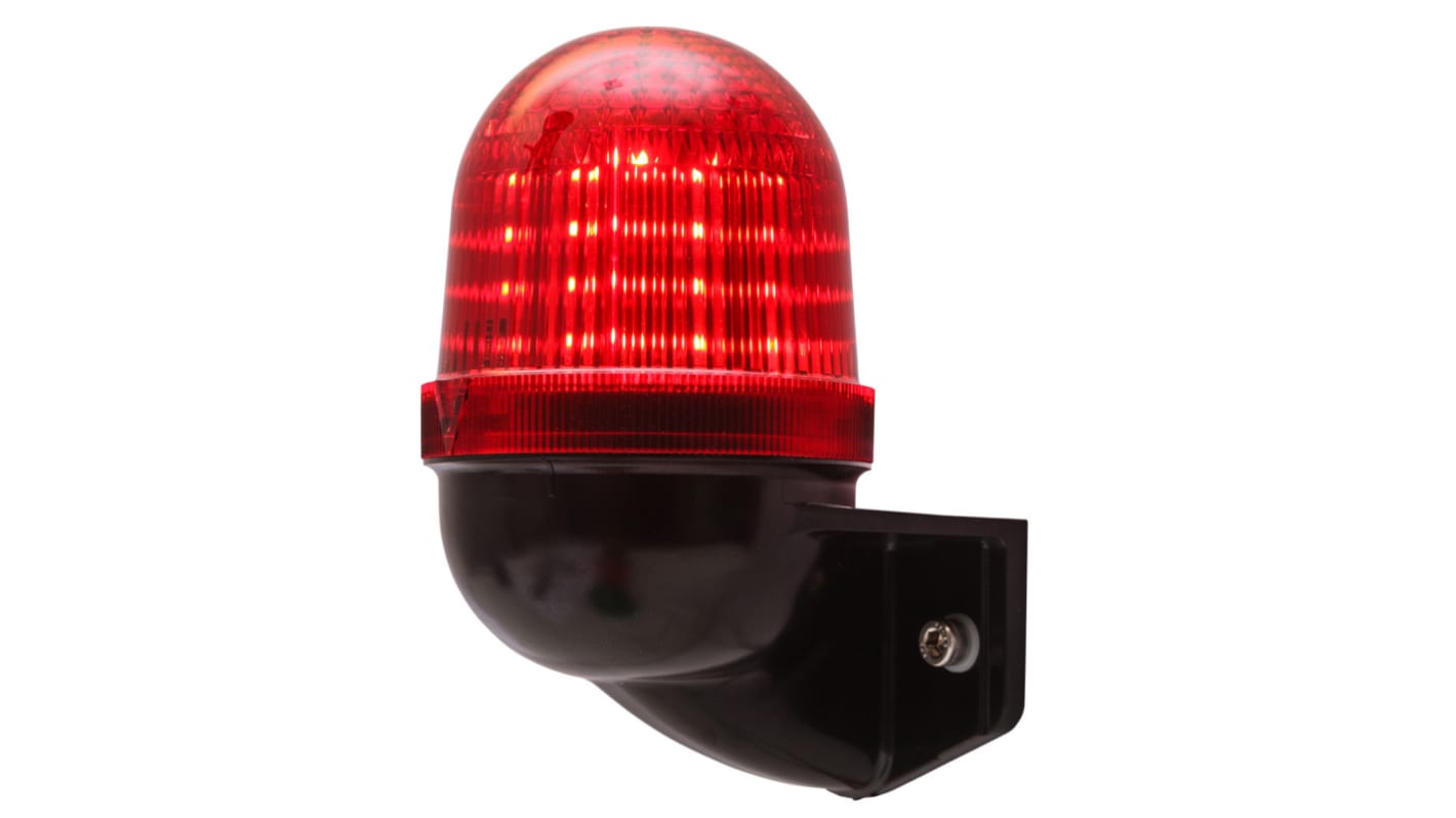Indicador luminoso AUER Signal serie UDCV, efecto Intermitente, Constante, LED, Rojo, alim. 24 VCA/VCC