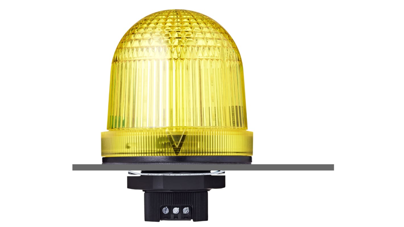Balise clignotante à LED Jaune AUER Signal série TDCP, 230 - 240 Vc.a.