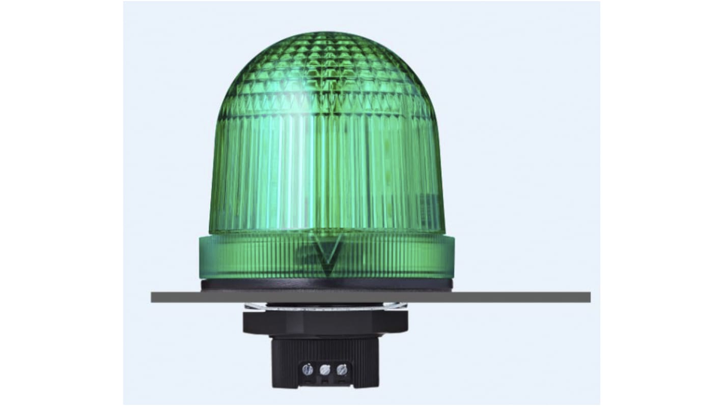 Balise clignotante à LED  verte AUER Signal série TDCP, 230 - 240 Vc.a.