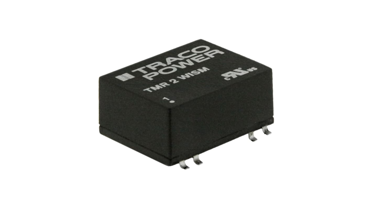 Przetwornica DC-DC, 2W, Uwe 18 → 75 V DC, Uwy 5V dc, Iwy 400mA, TRACOPOWER Tak