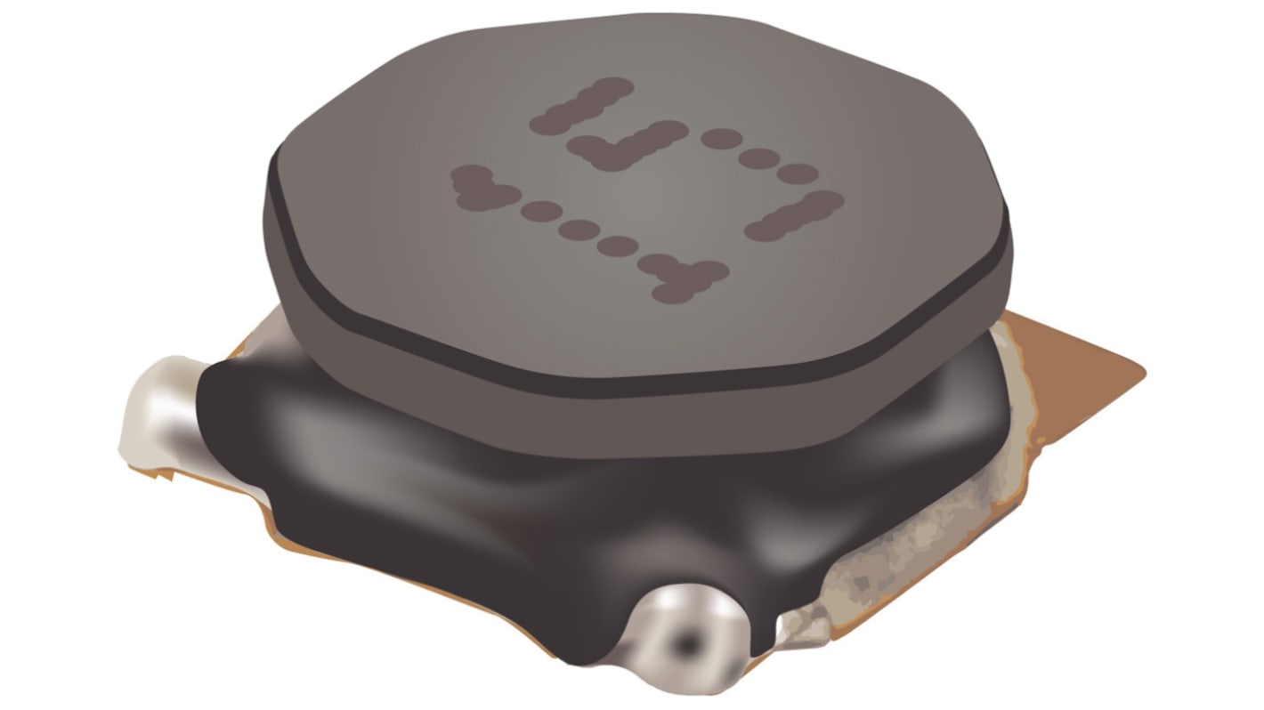 Bourns, SRN4018TA Shielded Wire-wound SMD Inductor with a Ferrite Core, 33 μH Semi-Shielded 650mA Idc Q:10